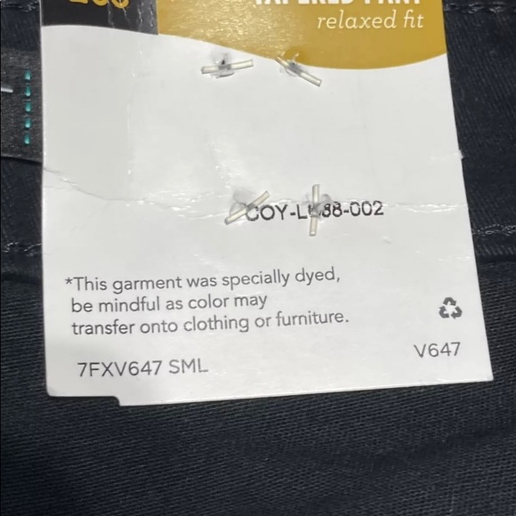 Lee Relaxed Fit Women’s Pants Size 6L Tapered With Front Pockets 32”Inseam - Picture 4 of 6